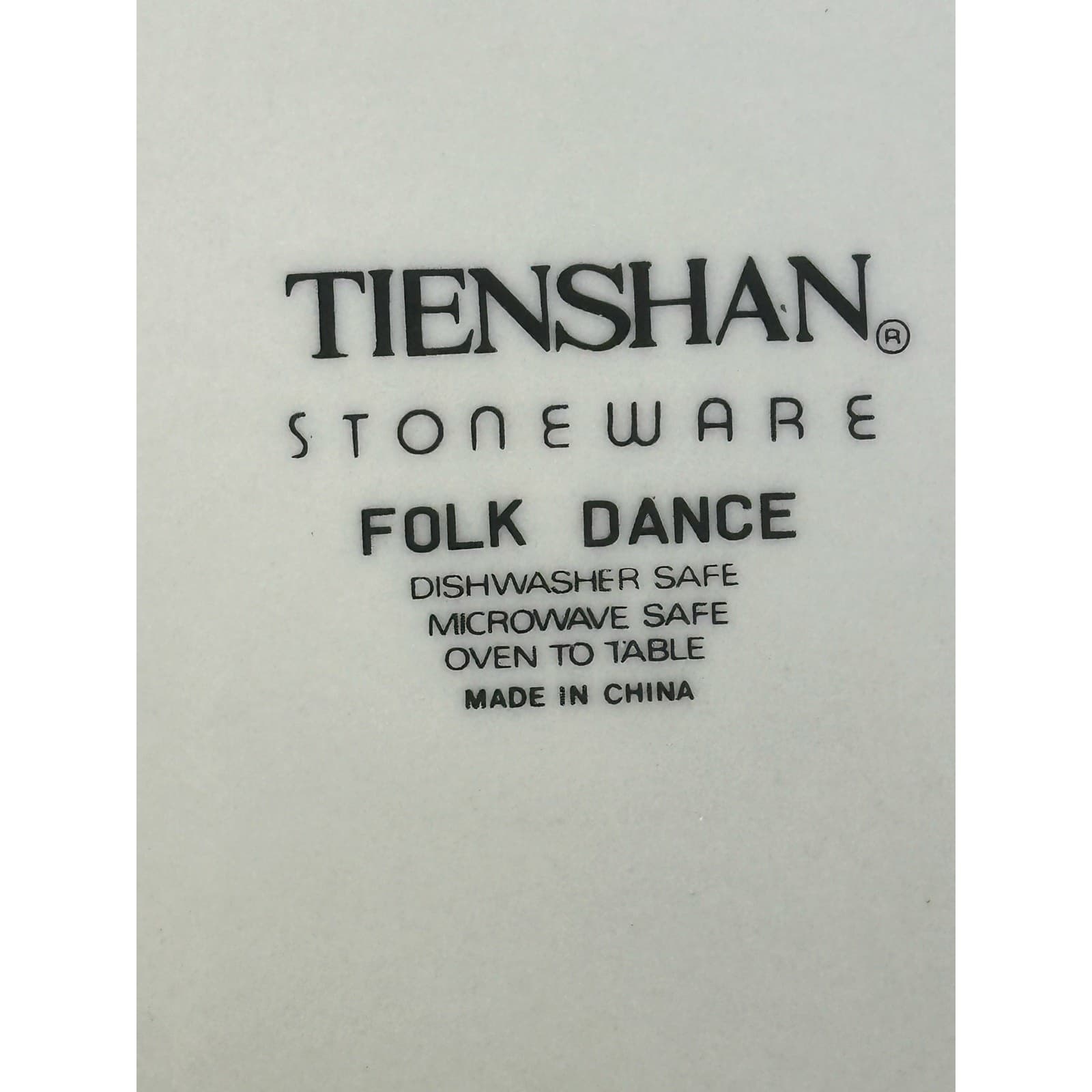 Tienshan Stoneware 'Folk Dance' Hearts & Scrolls 10 5/8" Dinner Plates-Set of 3 - Thumbnail 8