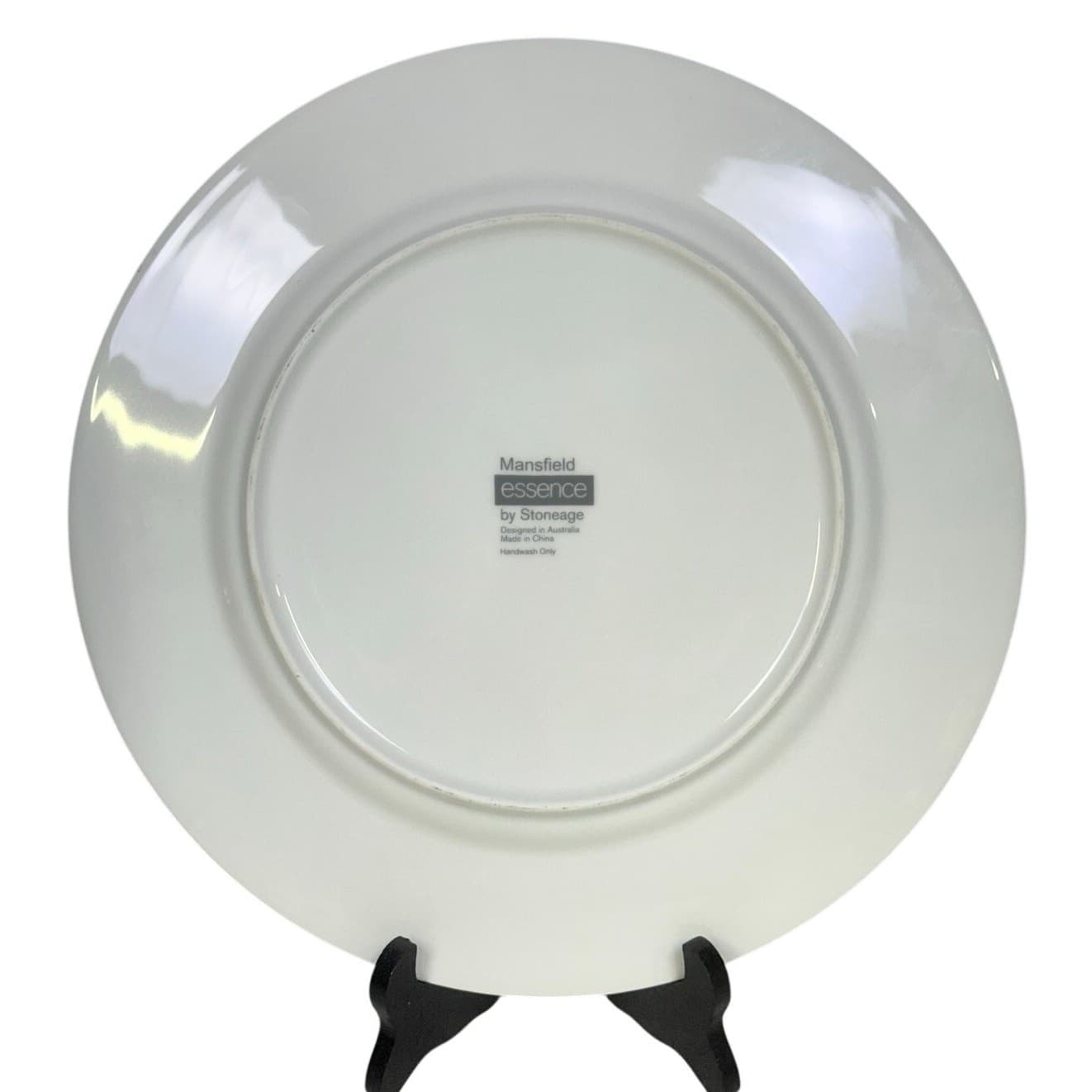 Mansfield Essence by Stoneage Elegant Black and Gold 12" Charger Plates-Set of 2 - Thumbnail 7