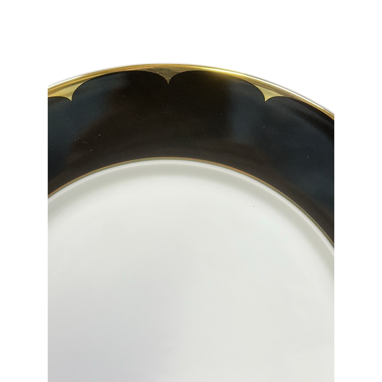 Mansfield Essence by Stoneage Elegant Black and Gold 12" Charger Plates-Set of 2 - Thumbnail 3