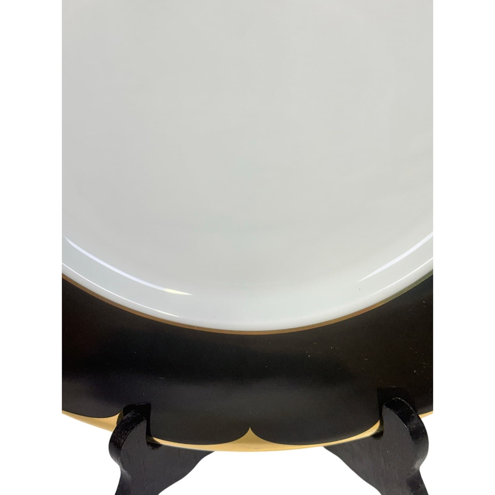 Mansfield Essence by Stoneage Elegant Black and Gold 12" Charger Plates-Set of 2 - Thumbnail 5