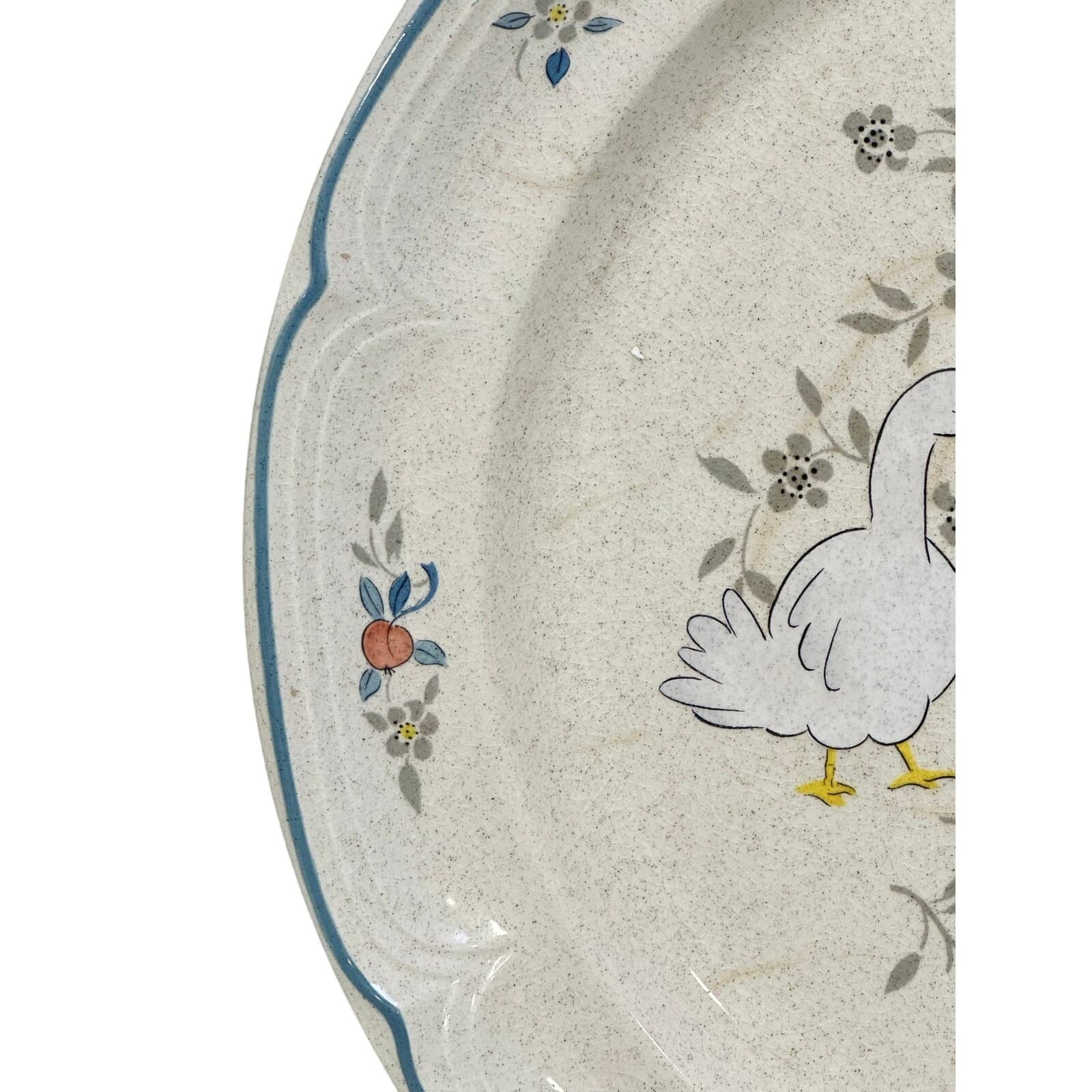 International China Vintage 'Marmalade' 12" Round Chop Plate-Excellent - Thumbnail 3