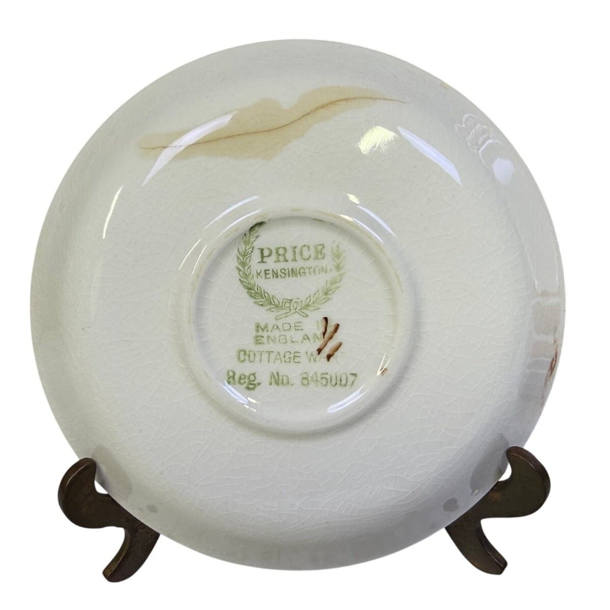 Price Kensington 1940's-60's 'Ye Olde Cottage' 7" Dessert Plates (6) Coaster (1) - Thumbnail 3