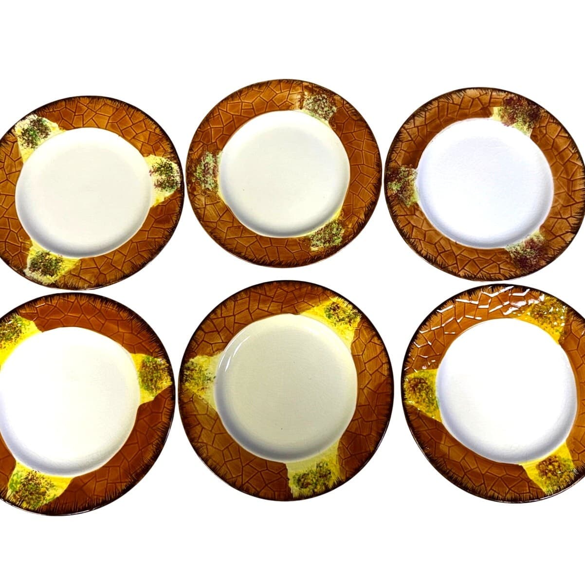 Price Kensington 1940's-60's 'Ye Olde Cottage' 7" Dessert Plates (6) Coaster (1) - Thumbnail 4