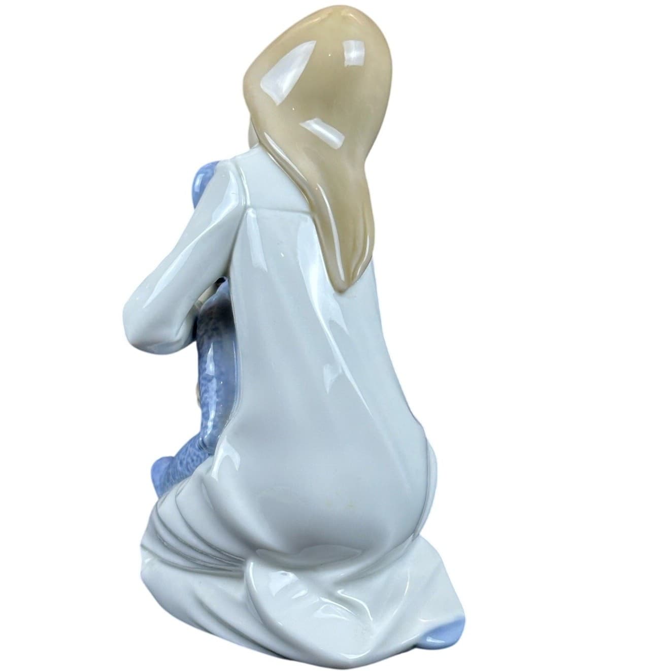 Lladro NAO Retired Figurine #0145 Girl with Teddy Bear Vintage - Thumbnail 3
