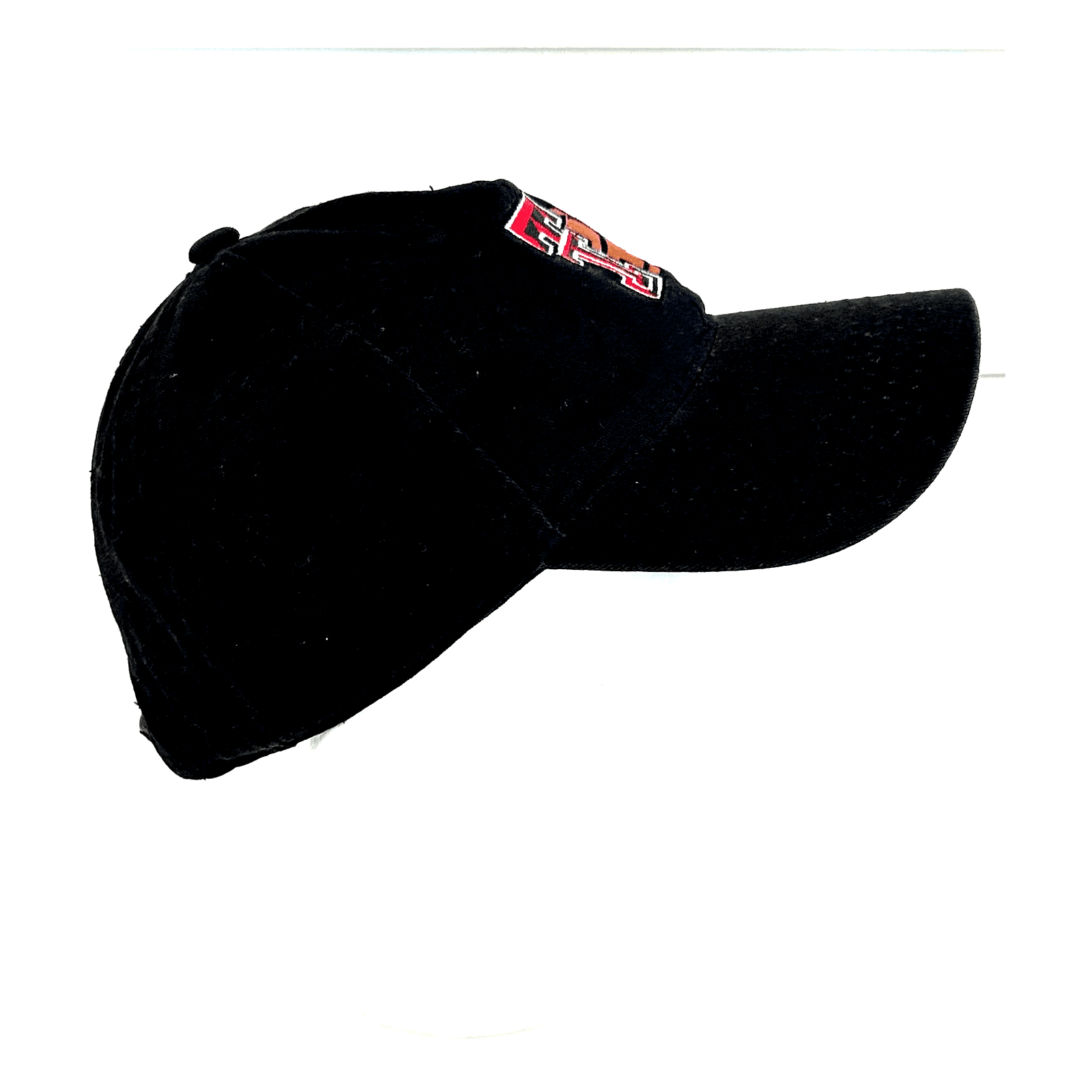 Texas Tech Basketball Double Red T Cool Fit Strap Back Adult Black Cap - Thumbnail 3