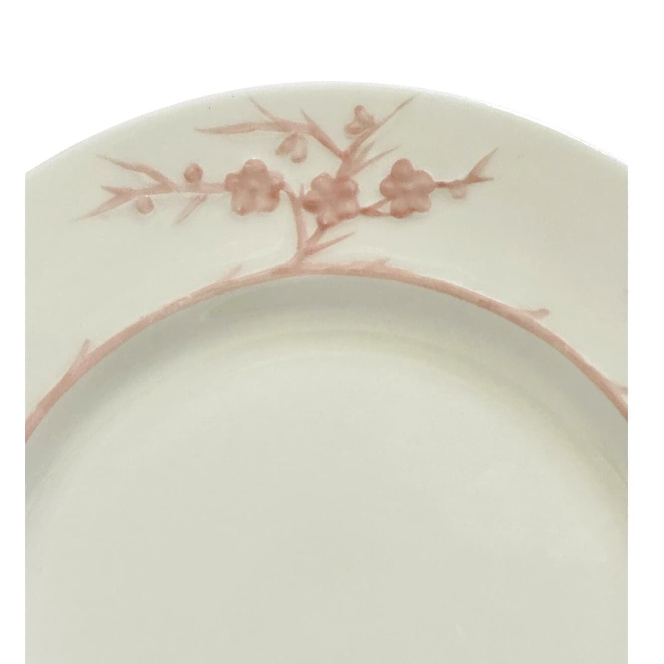 Spode Retired 1962-1964 'Geisha' Light Pink 7 7/8" Salad Plate-Rare-Excellent - Thumbnail 2