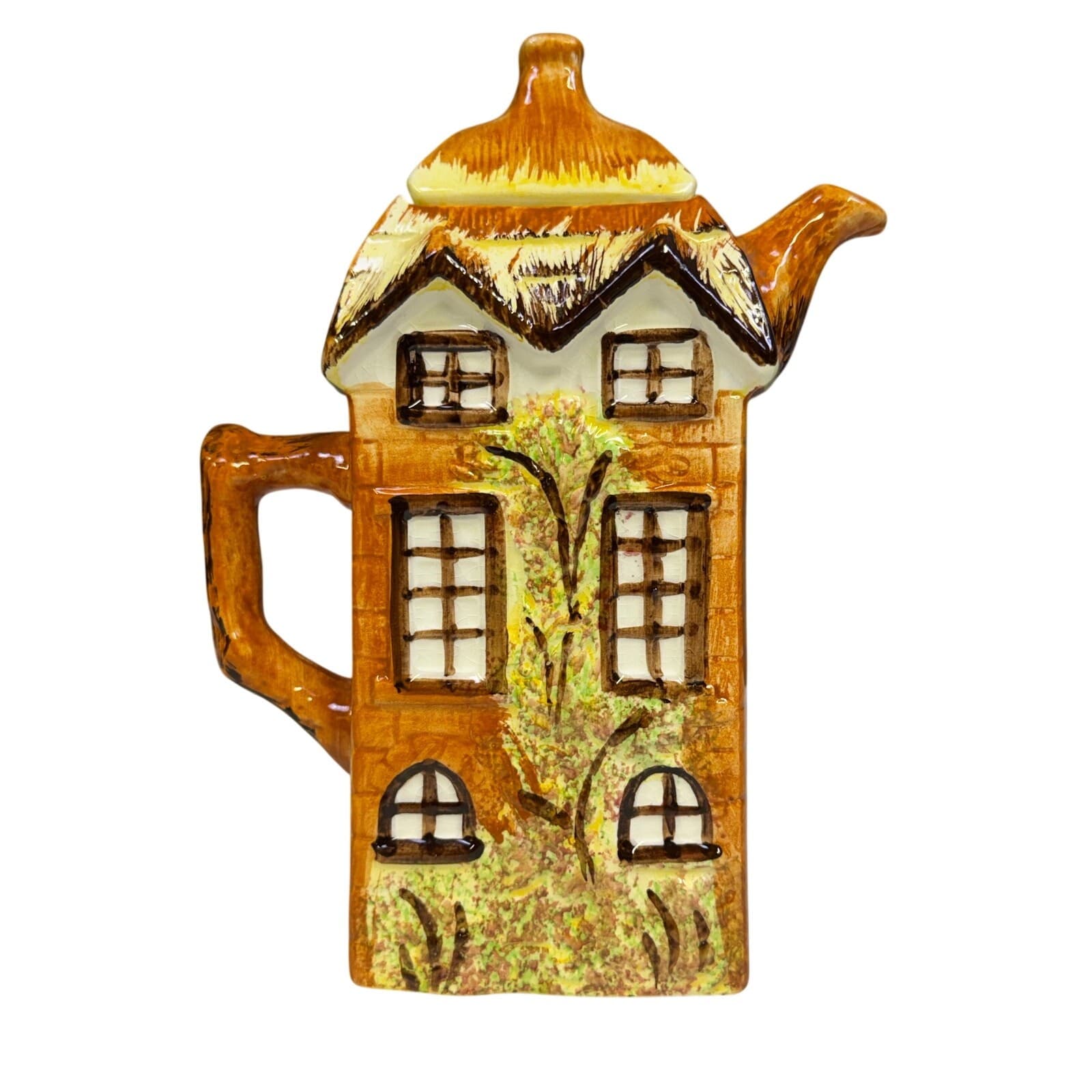 Price & Kensington 1950's-60's England 'Ye Olde Cottage' 9 5/8" Tall Coffee Pot! - Thumbnail 3
