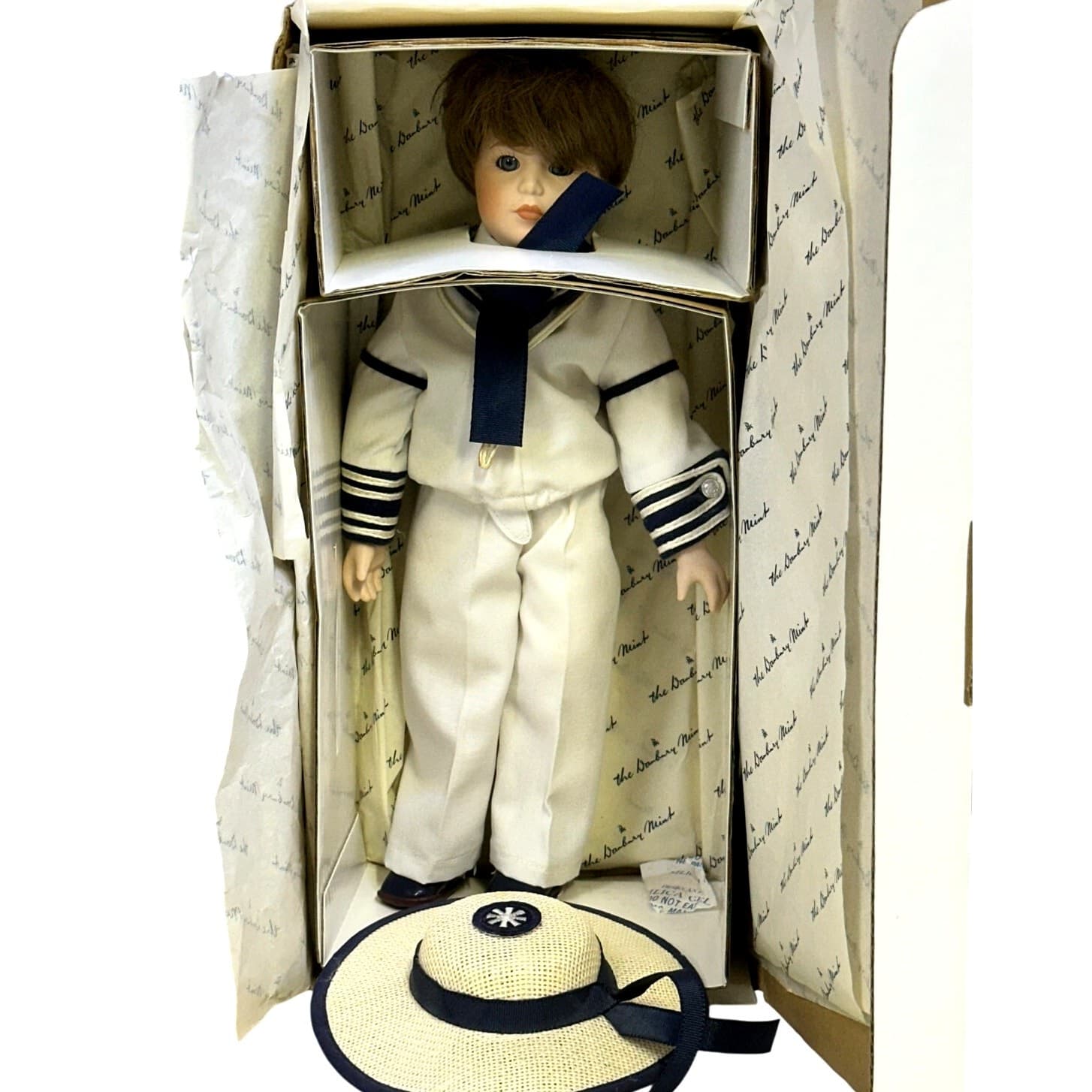 The Danbury Mint Vintage 1980's Young Prince William Royal Wedding 12" Doll - Thumbnail 2