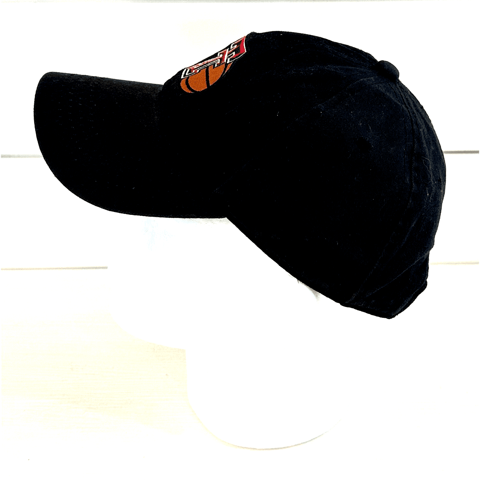 Texas Tech Basketball Double Red T Cool Fit Strap Back Adult Black Cap - Thumbnail 4