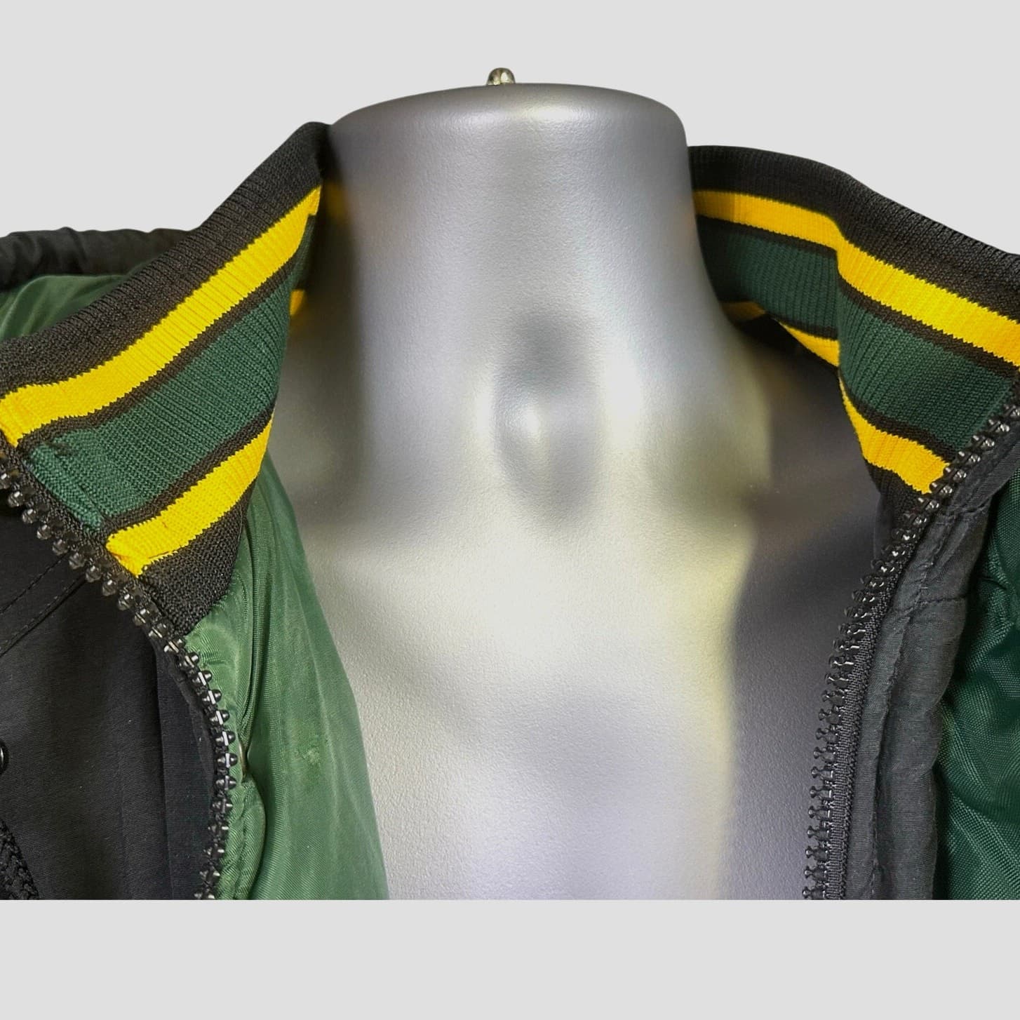 Starter ProLine Green Bay Packers Vintage Full Zip Puffy Winter Jacket w/Hood XL - Thumbnail 6