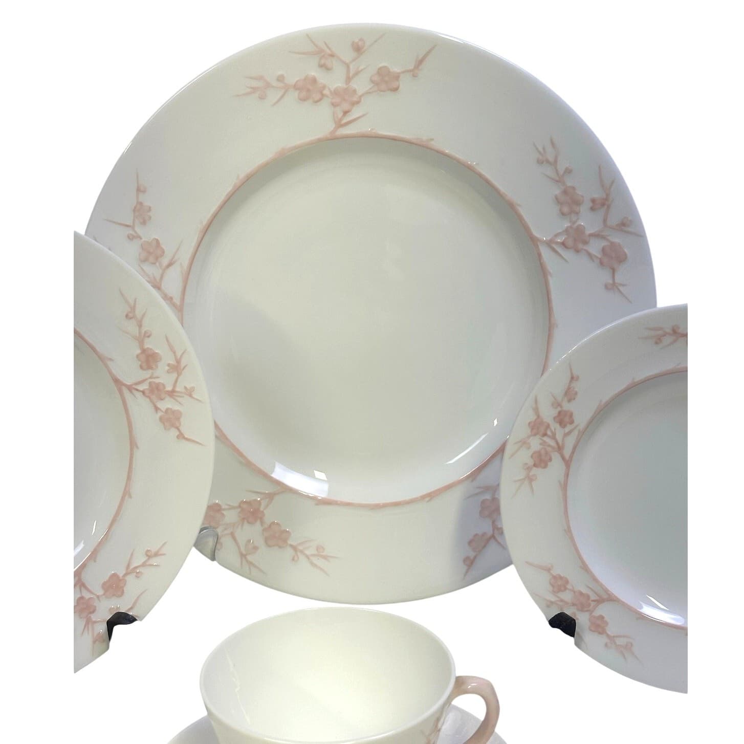 Spode Retired 1962-1964 'Geisha' Light Pink 5-Piece Place Setting-Rare-Excellent - Thumbnail 8