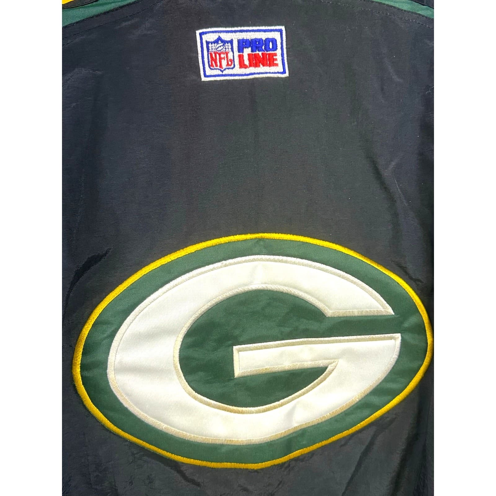Starter ProLine Green Bay Packers Vintage Full Zip Puffy Winter Jacket w/Hood XL - Thumbnail 11