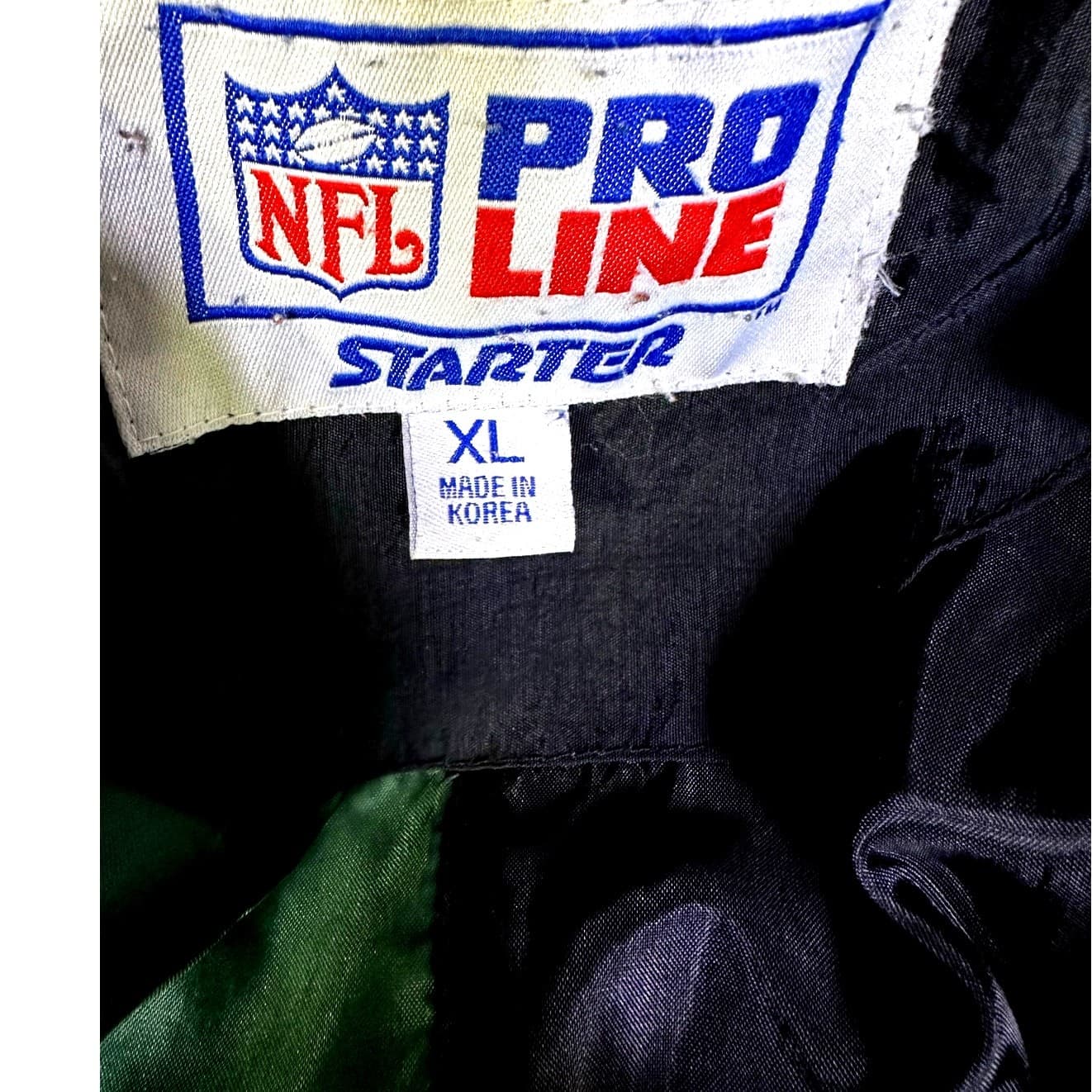 Starter ProLine Green Bay Packers Vintage Full Zip Puffy Winter Jacket w/Hood XL - Thumbnail 15