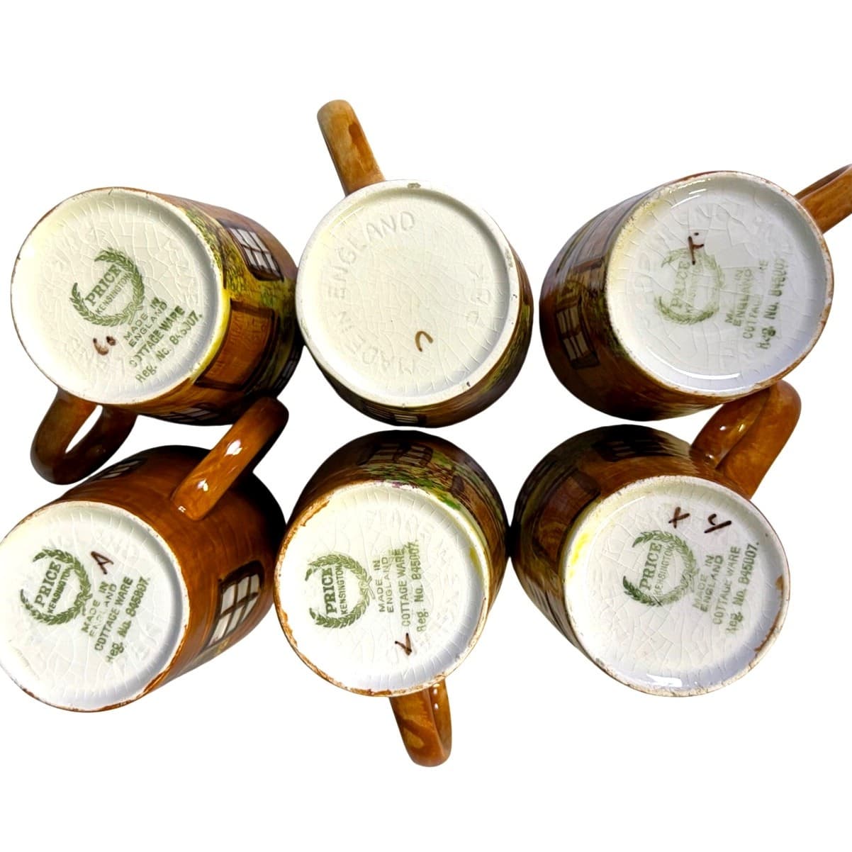 Price & Kensington 'Ye Olde Cottage' 11-PC Tea Set Teapot/Creamer/Sugar/Mugs(6) - Thumbnail 12
