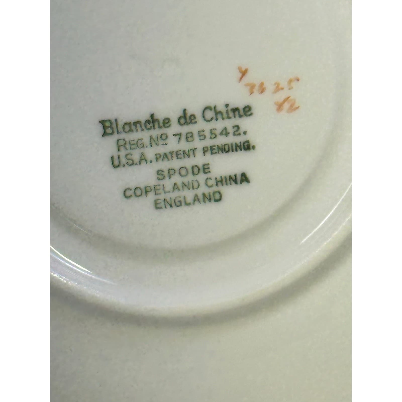 Spode Retired 1962-1964 'Geisha' Light Pink 5 5/8" Saucer-Rare-Excellent - Thumbnail 4