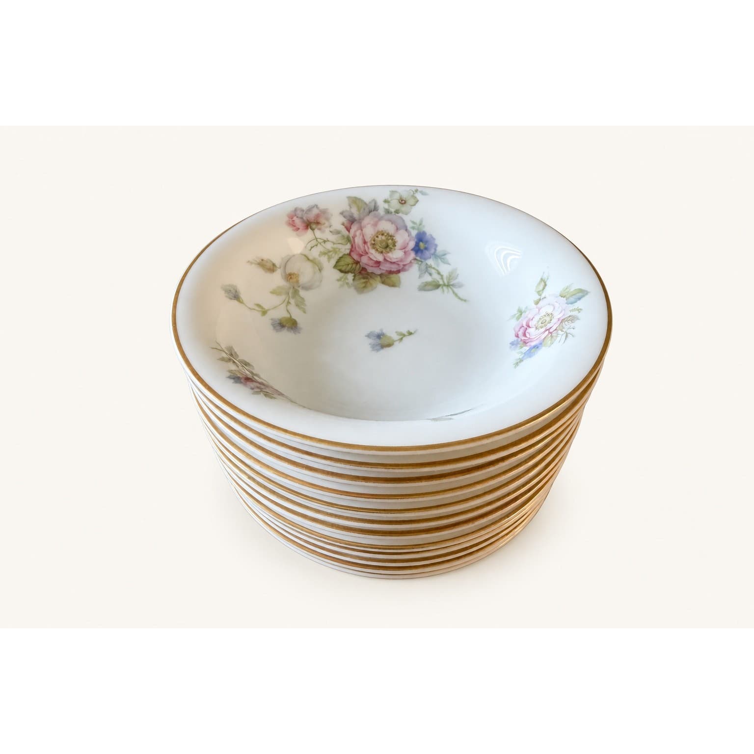 96-PC Rosenthal Continental Classic Rose 2554-61 China Set Service for 12 - Thumbnail 5