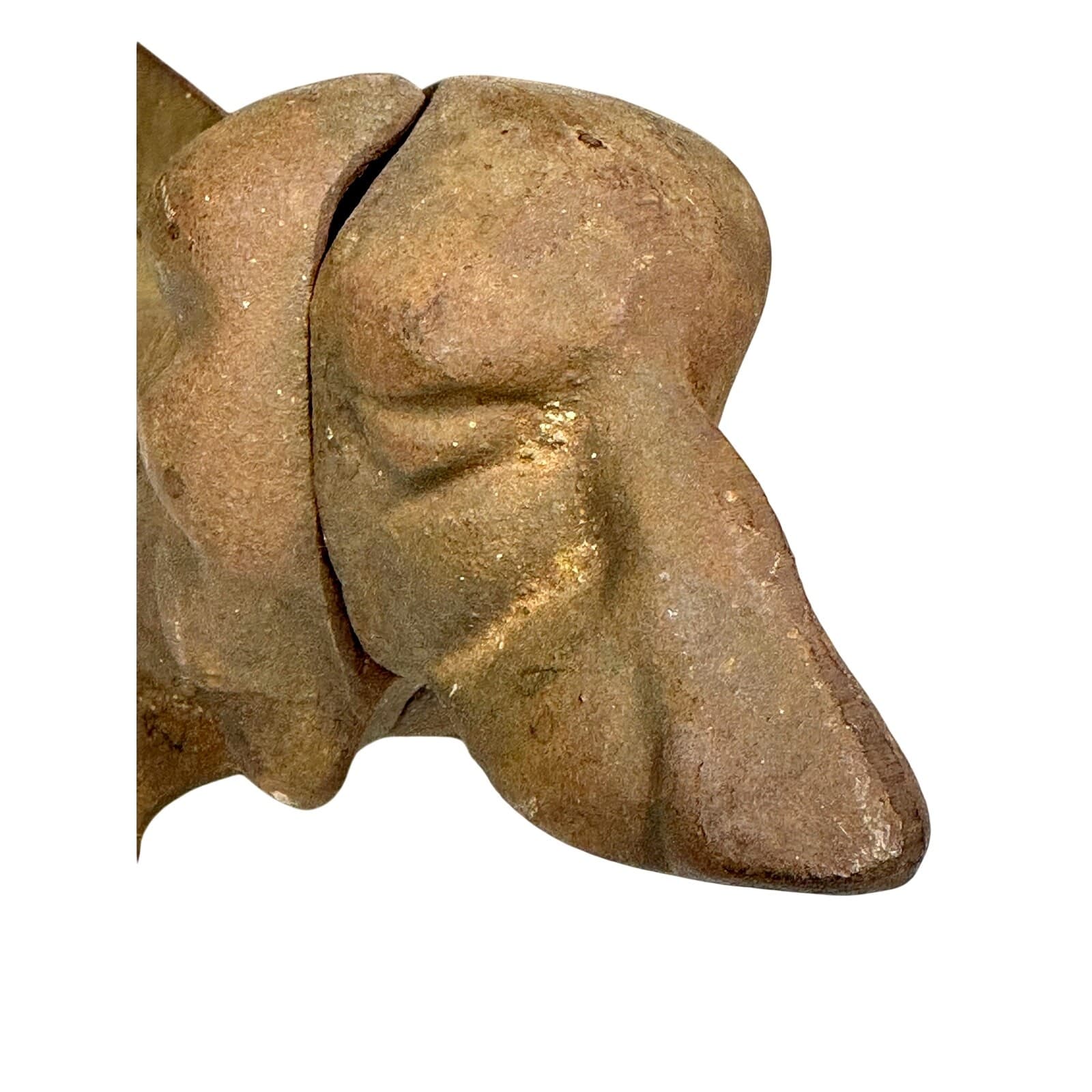 Rare Heavy Cast Iron Dachshund Wiener Dog Vintage Boot/Shoe Scraper Doorstop - Thumbnail 6
