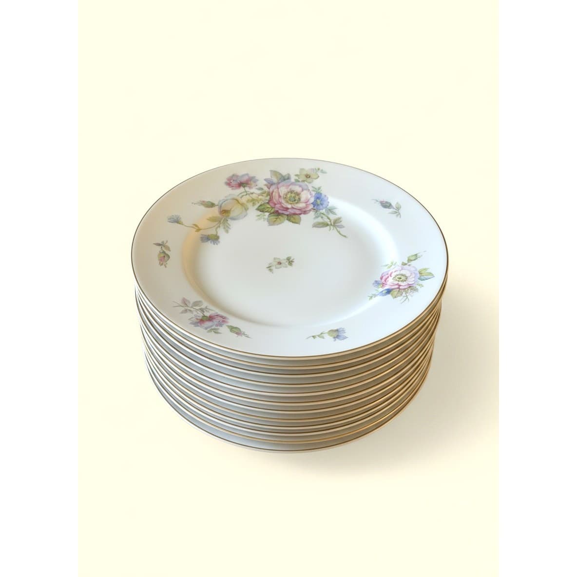 96-PC Rosenthal Continental Classic Rose 2554-61 China Set Service for 12 - Thumbnail 6