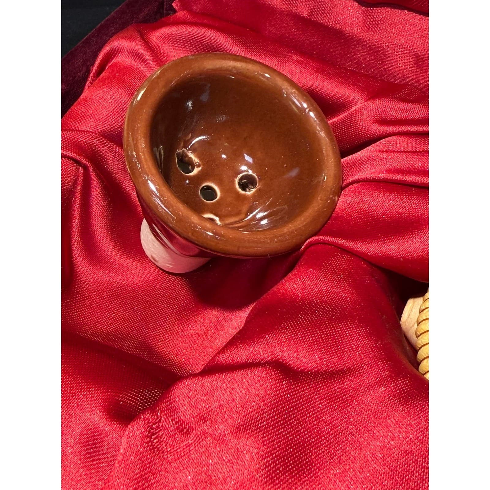 Kutahya Porselen Turkish Hookah Nargile Set Blue Gold Porcelain w/ Case 2003 - Thumbnail 11