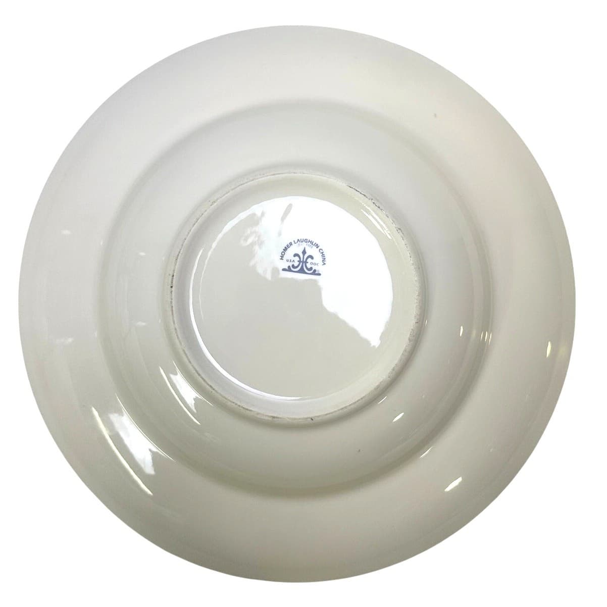 Homer Laughlin USA Vintage 12" Rimmed Soup/Pasta Bowl 'C' Monogram - Thumbnail 4
