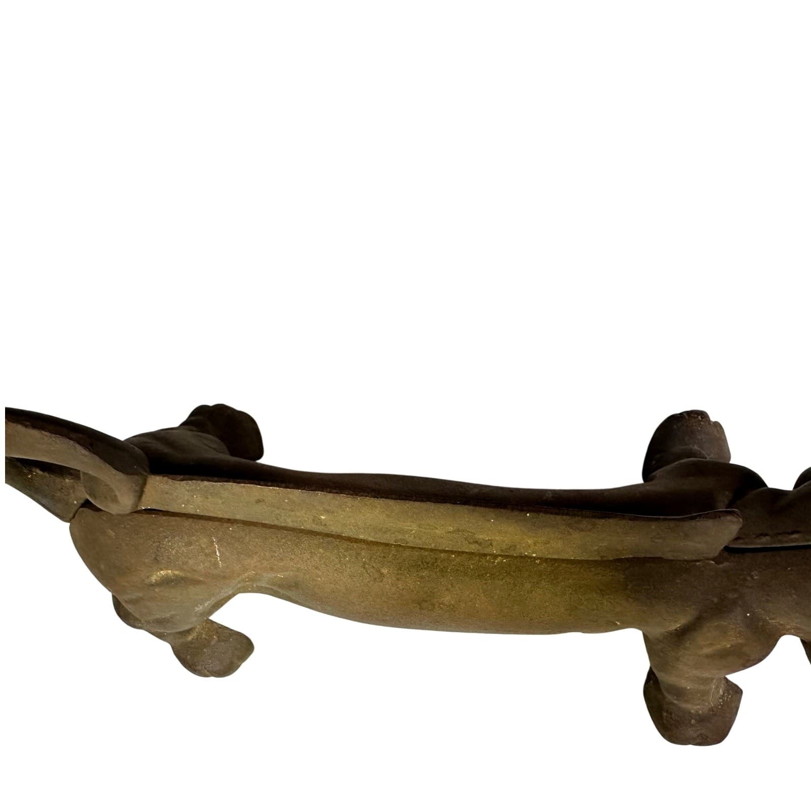 Rare Heavy Cast Iron Dachshund Wiener Dog Vintage Boot/Shoe Scraper Doorstop - Thumbnail 7