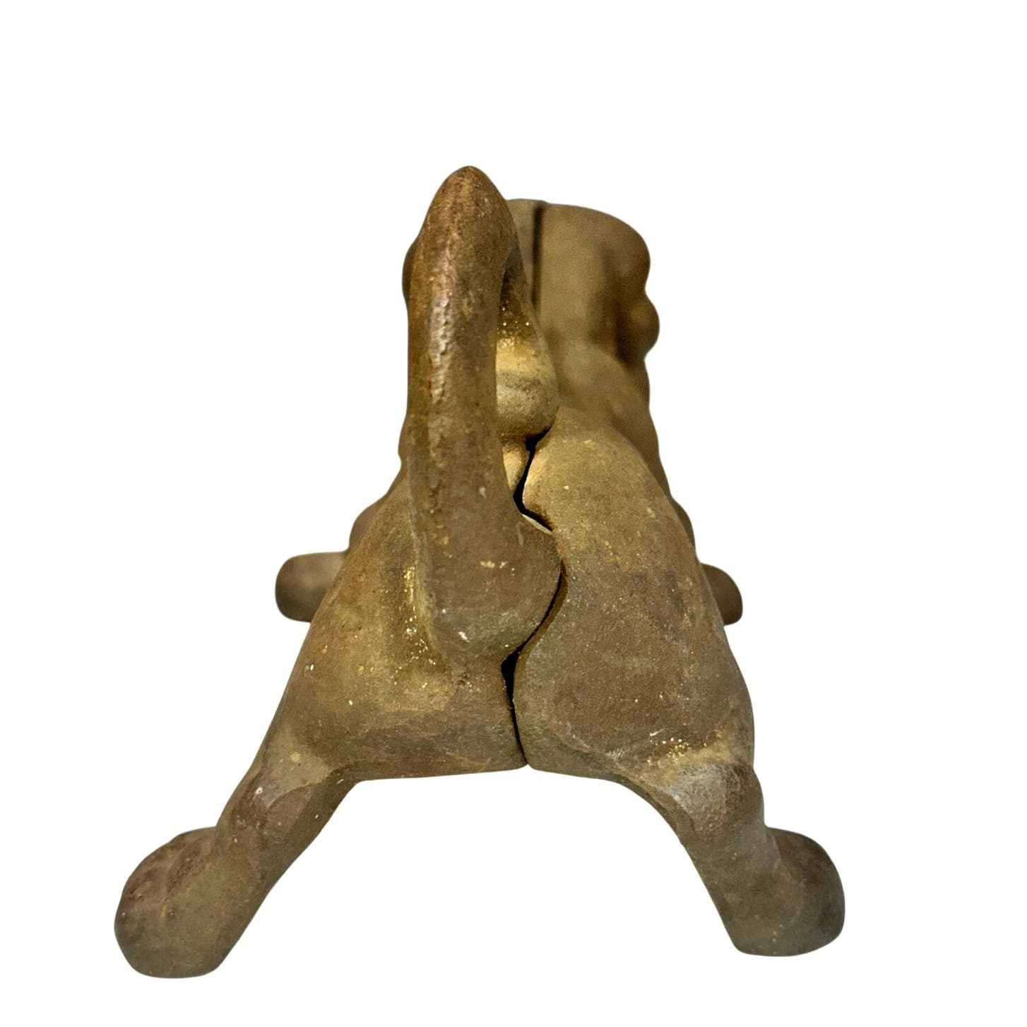 Rare Heavy Cast Iron Dachshund Wiener Dog Vintage Boot/Shoe Scraper Doorstop - Thumbnail 4