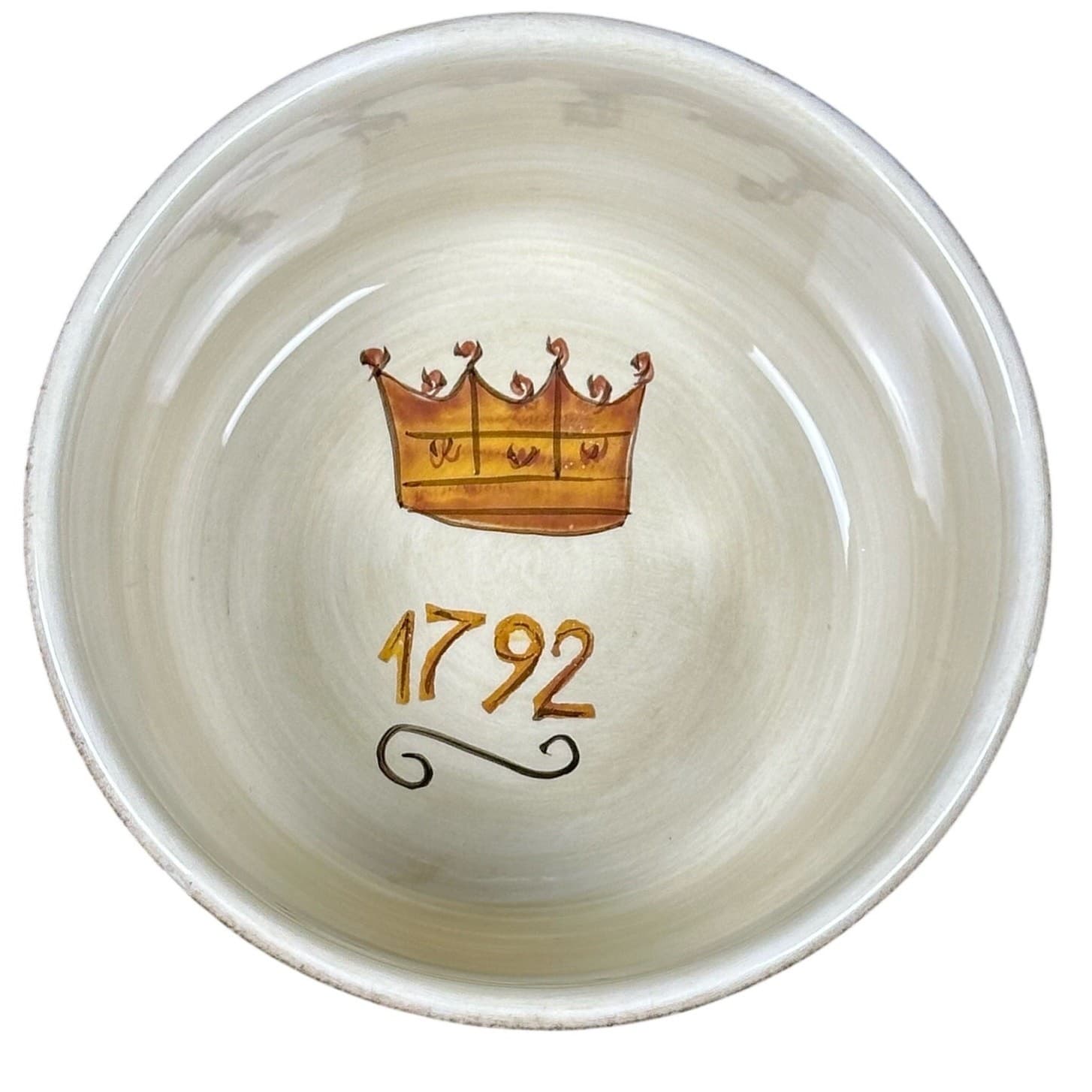Table Tops Unlimited Tropical Pineapple Hand Painted 4.75" Collection Bowl - Thumbnail 3