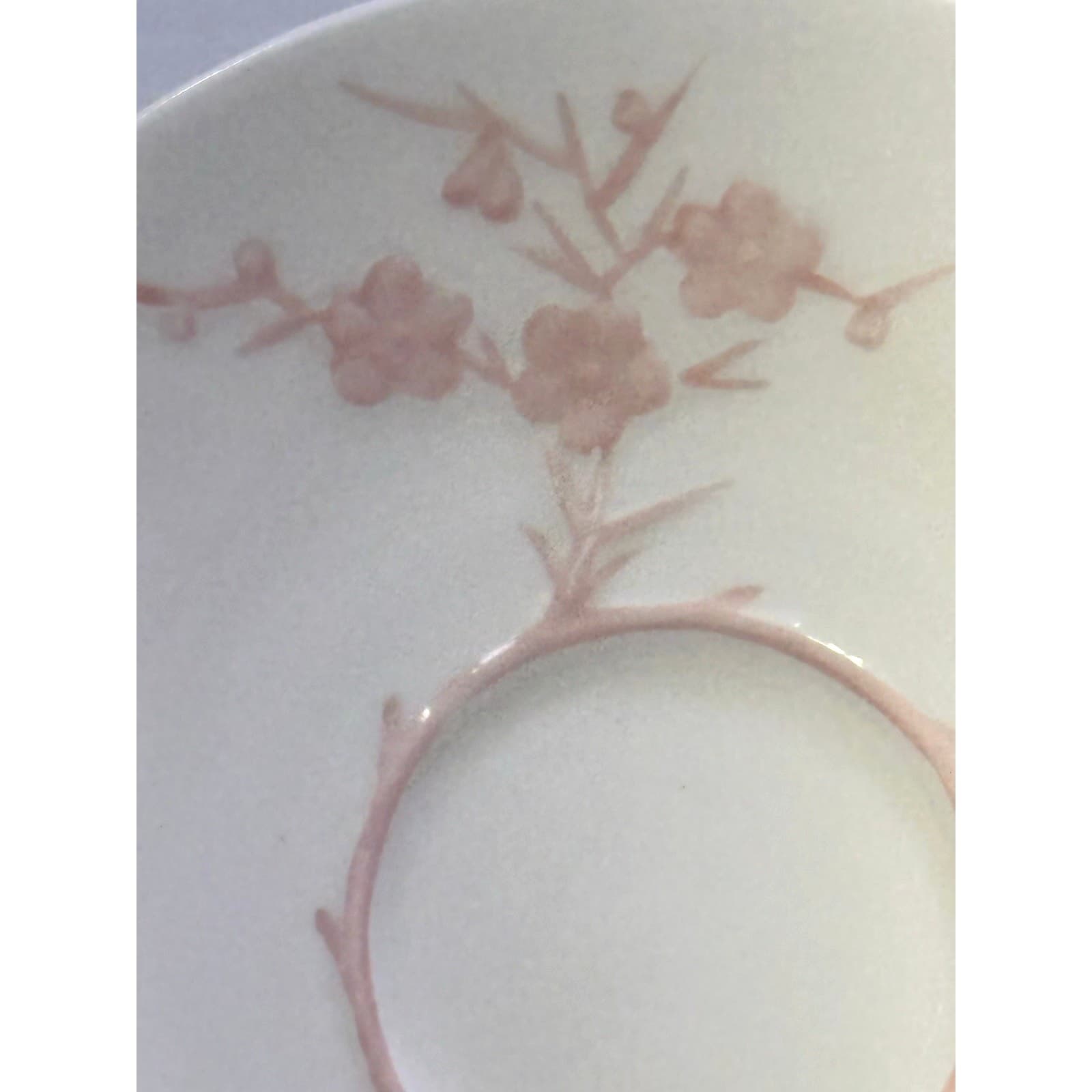 Spode Retired 1962-1964 'Geisha' Light Pink 5 5/8" Saucer-Rare-Excellent - Thumbnail 2