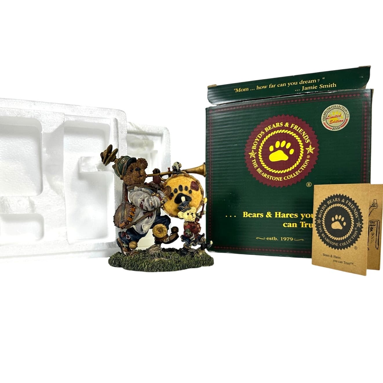 Boyds Bears Johnathan C. Tootenwhistle & Marjorie Marchalong 227806-New in Box! - Thumbnail 6
