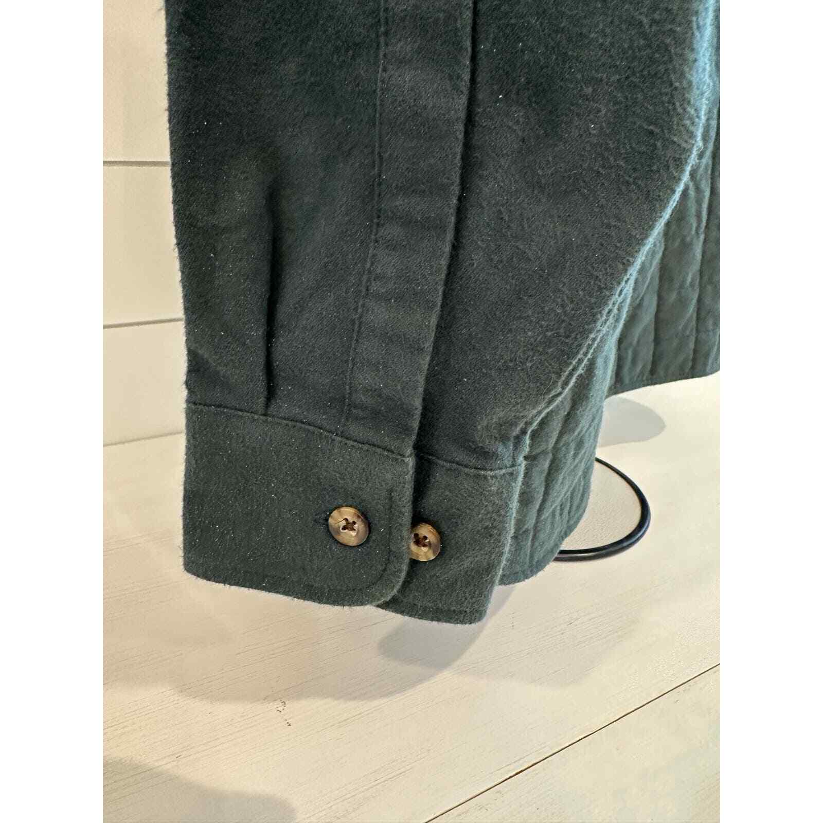 Cabela’s Forest Green Quilted & Lined 100% Cotton Jacket XL - Thumbnail 8