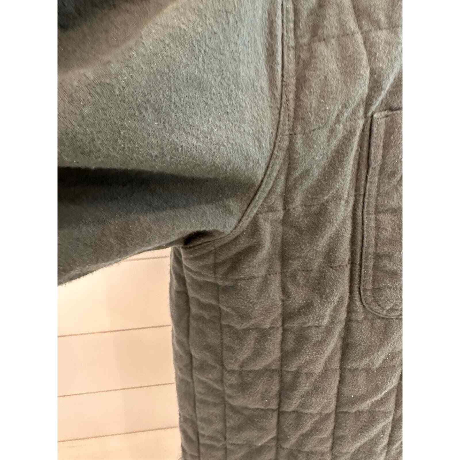 Cabela’s Forest Green Quilted & Lined 100% Cotton Jacket XL - Thumbnail 4