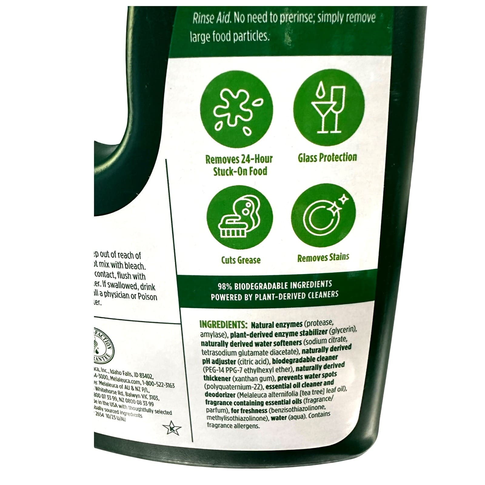 Melaleuca Ecosense Diamond Bright Automatic Dishwasher Detergent 32 fl oz Bottle - Thumbnail 2