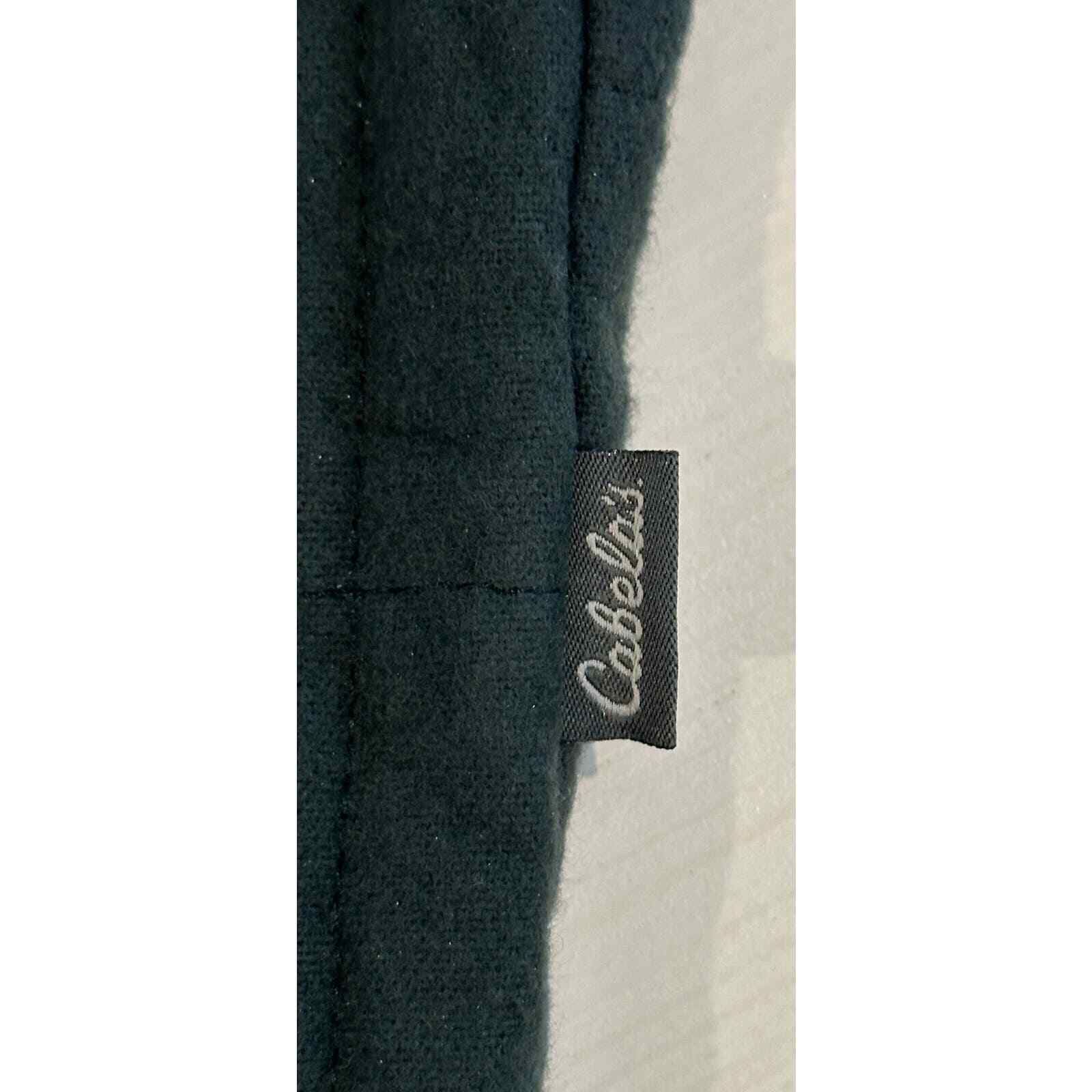 Cabela’s Forest Green Quilted & Lined 100% Cotton Jacket XL - Thumbnail 18