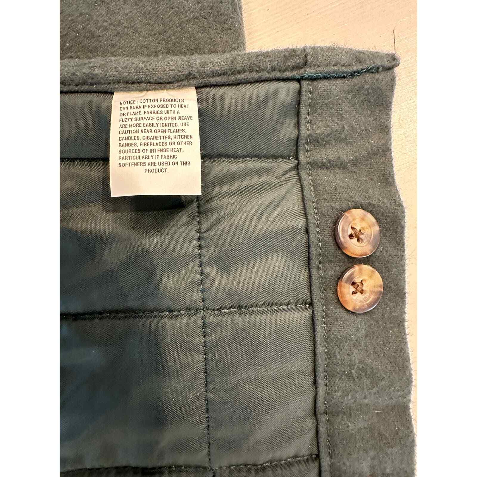 Cabela’s Forest Green Quilted & Lined 100% Cotton Jacket XL - Thumbnail 11