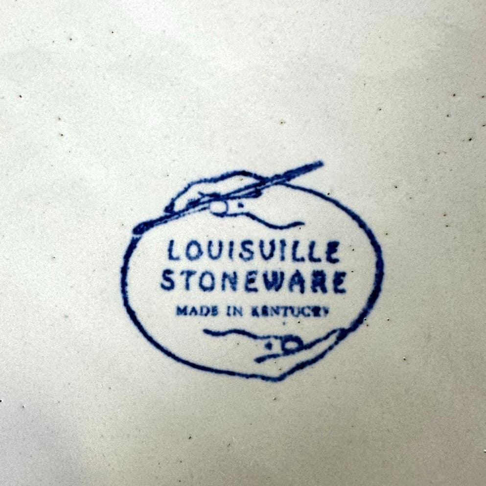 Louisville Stoneware Retired Yellow Country Flower Large 15" Serving Bowl-Rare! - Thumbnail 7