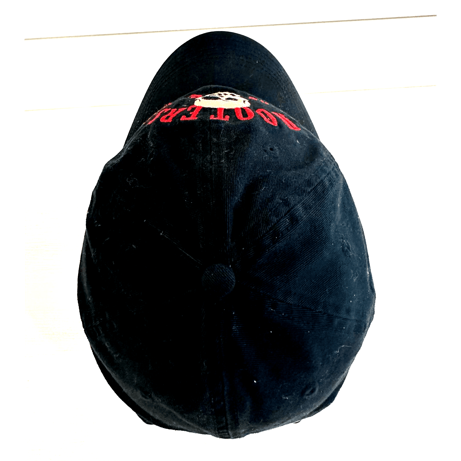 Hooters Cook’s Couture Black Baseball Cap Red Caption Tan Skull Strap Back - Thumbnail 2