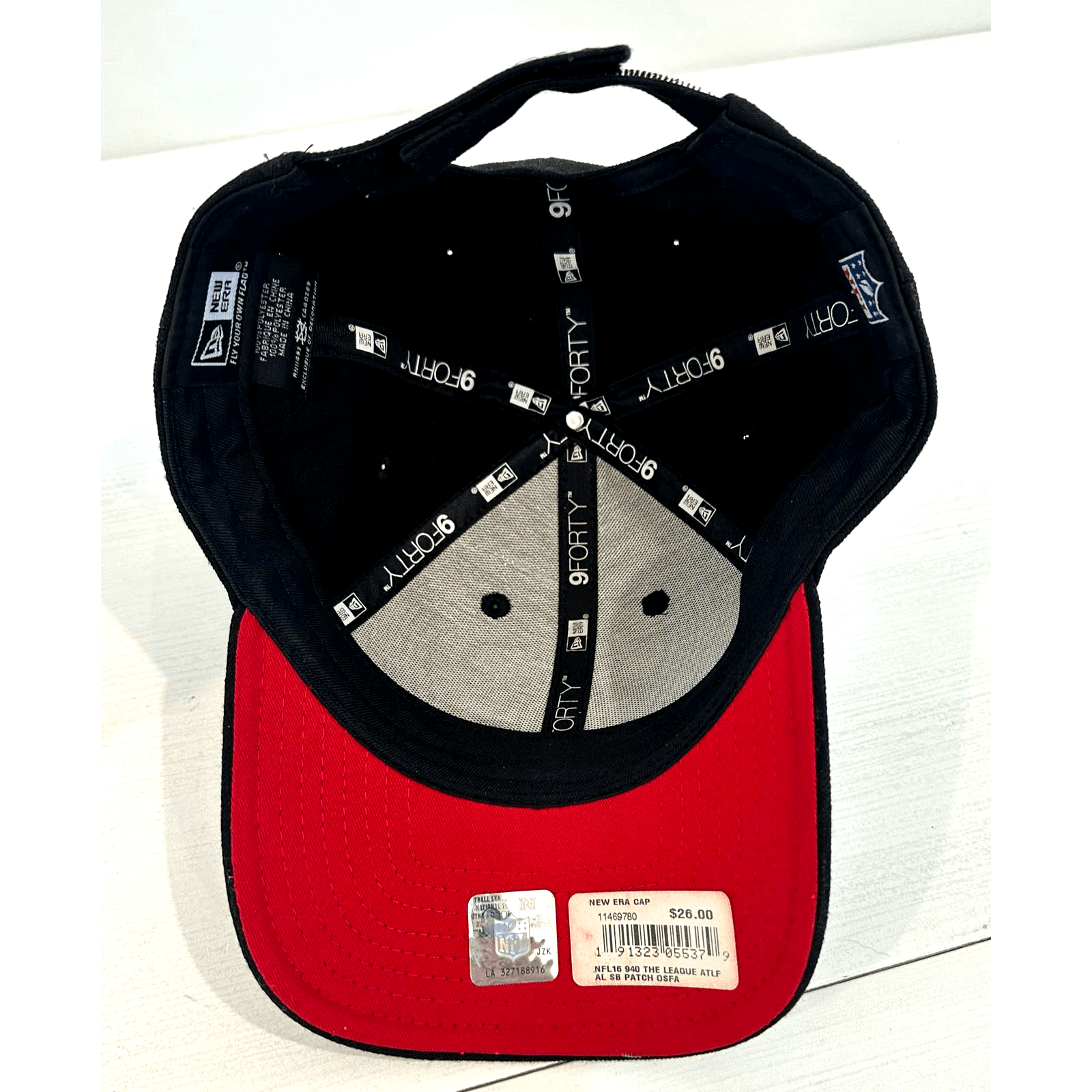 Atlanta Falcons LI Super Bowl Black Adult Adjustable Back New w/Tags! - Thumbnail 5
