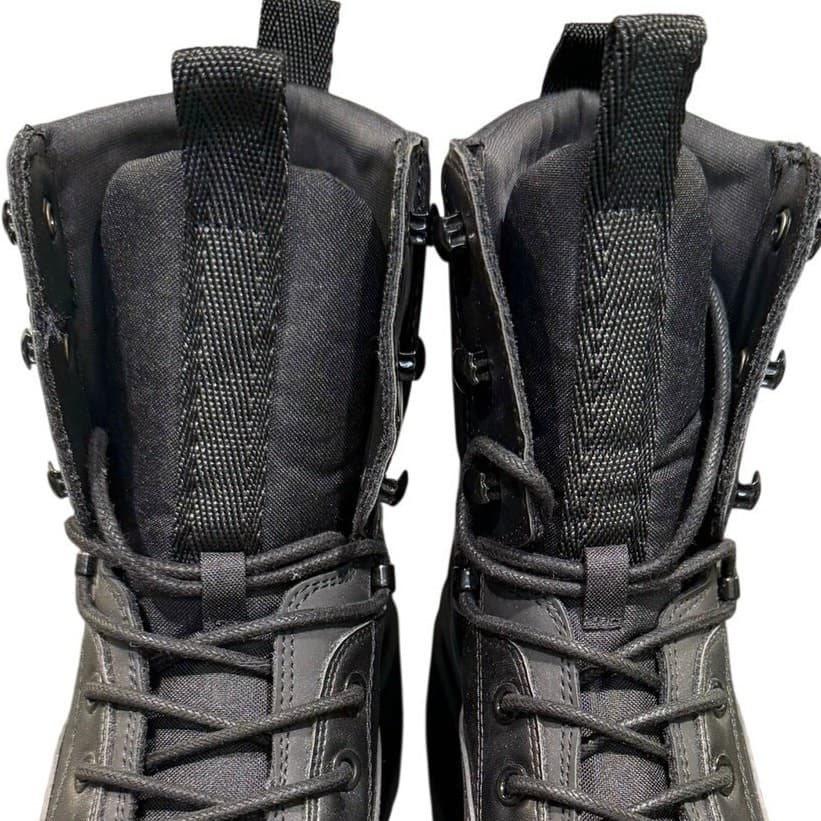 ZARA Z1B Platform Combat Boots Black Chunky Lug Sole Lace Up NWT Women's 6.5 - Thumbnail 8