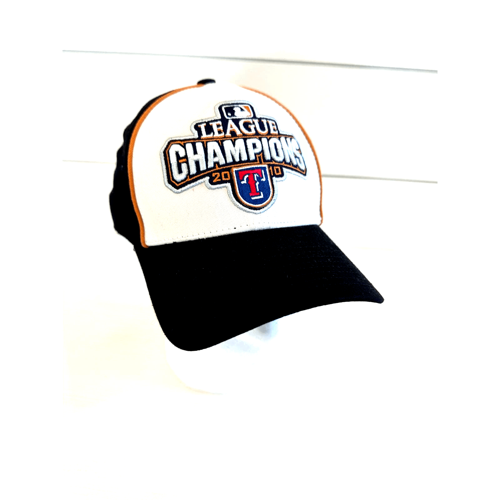 Texas Rangers World Series 2010 League Champions Fitted New Era Cap-New w/Tags!