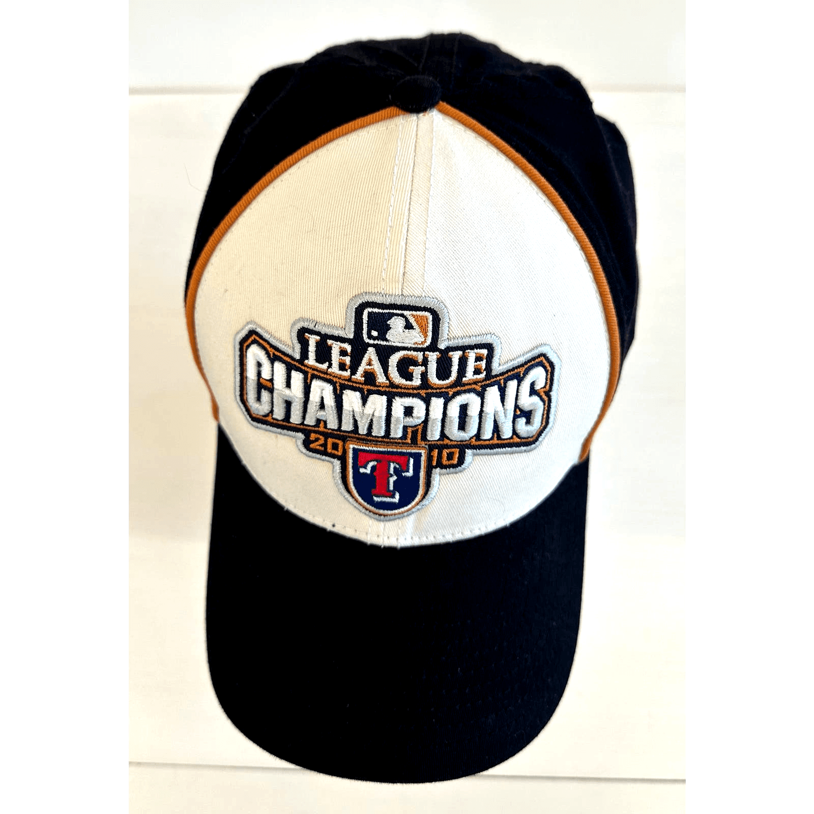 Texas Rangers World Series 2010 League Champions Fitted New Era Cap-New w/Tags! - Thumbnail 2