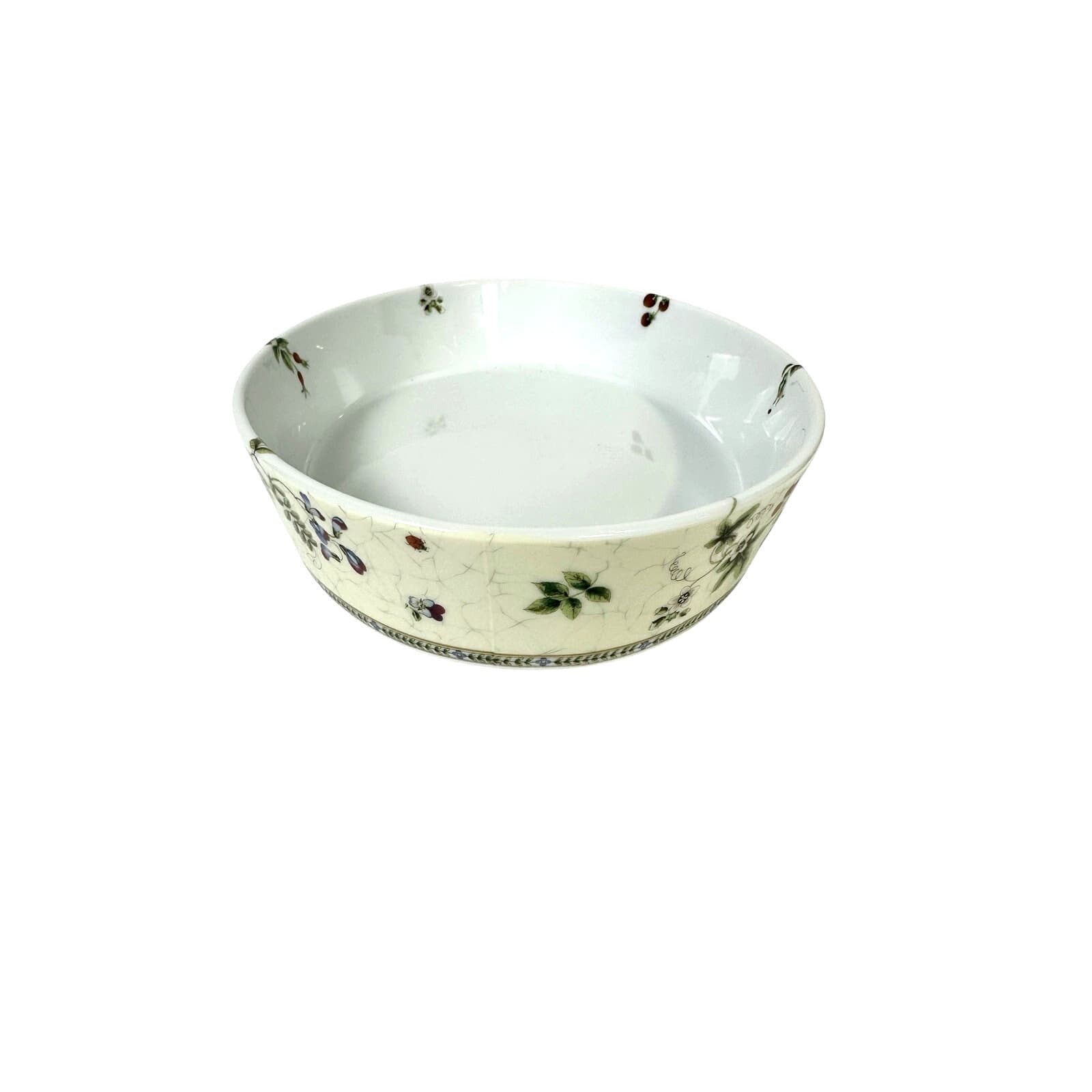 Wedgwood Vintage 1997 "Fleur" 11.5" Oval Baker/Vegetable Serving Dish-Excellent! - Thumbnail 2