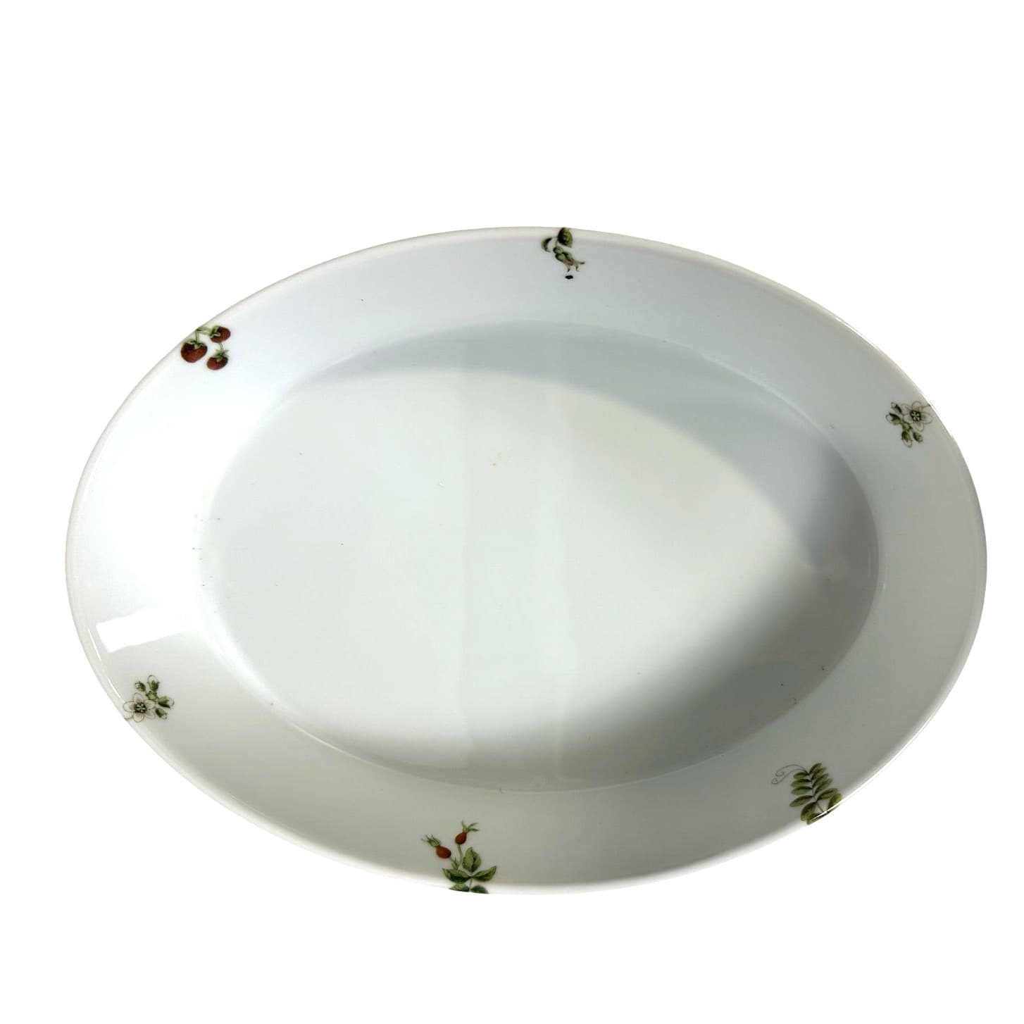 Wedgwood Vintage 1997 "Fleur" 11.5" Oval Baker/Vegetable Serving Dish-Excellent! - Thumbnail 3