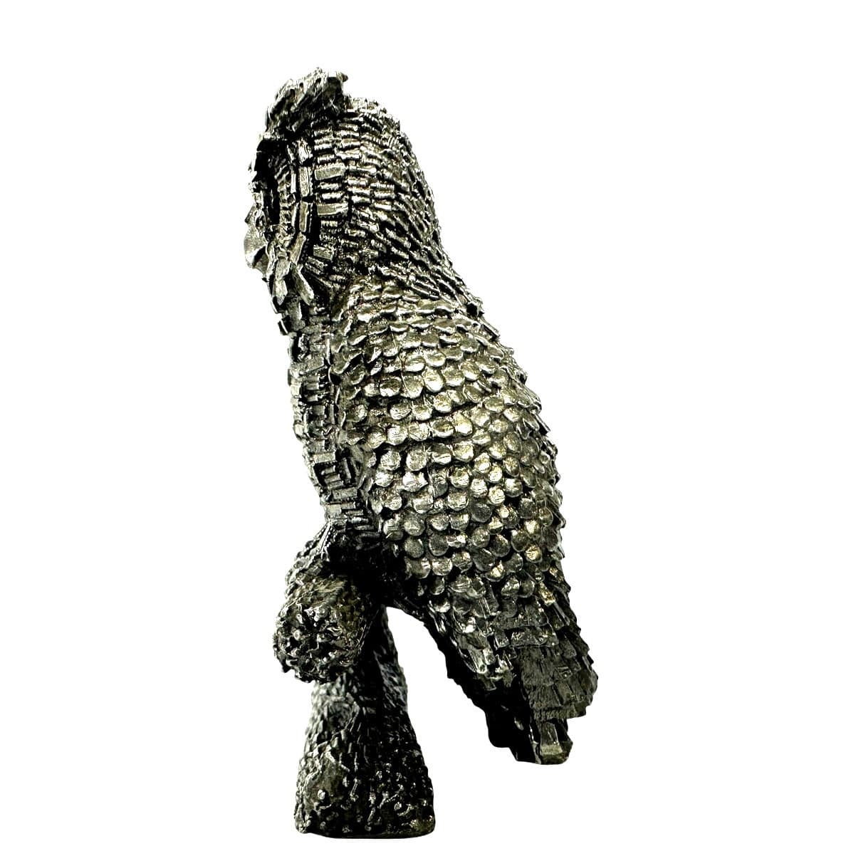 Honeywell Hudson RS Pewter Snow Barn Owl Computer Chip Figurine 3" Paperweight - Thumbnail 2
