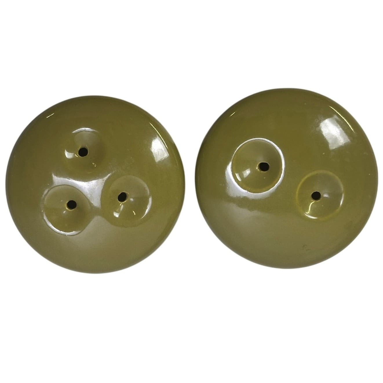 Franciscan Earthenware Vintage Retired Pebble Beach Salt and Pepper Shaker Set - Thumbnail 3