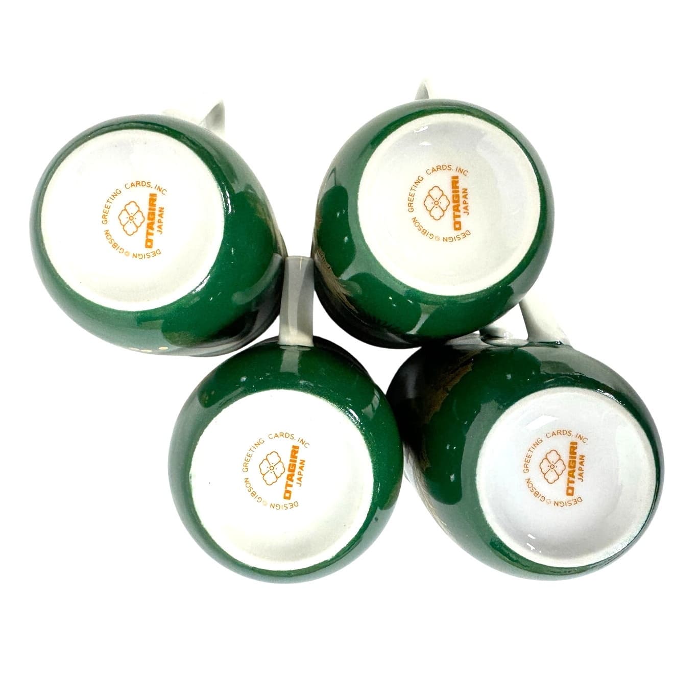Otagiri Japan Gibson Greeting Cards Vintage Christmas Candle Mugs-Set of 4! - Thumbnail 5