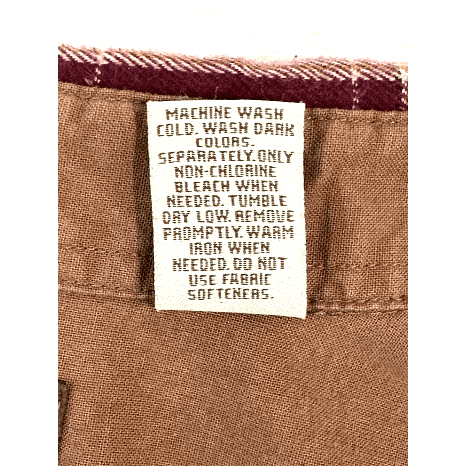 Magellan Sportswear Men’s XL Burgundy Plaid Flannel Long Sleeve Shirt - Thumbnail 10