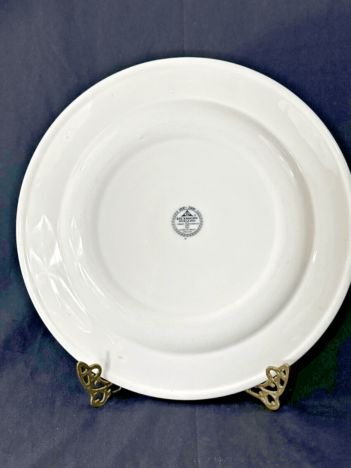 Dudson Duraline Finest Vitrified Stoke on Trent 12.75" Dinner Plate/Charger - Thumbnail 2