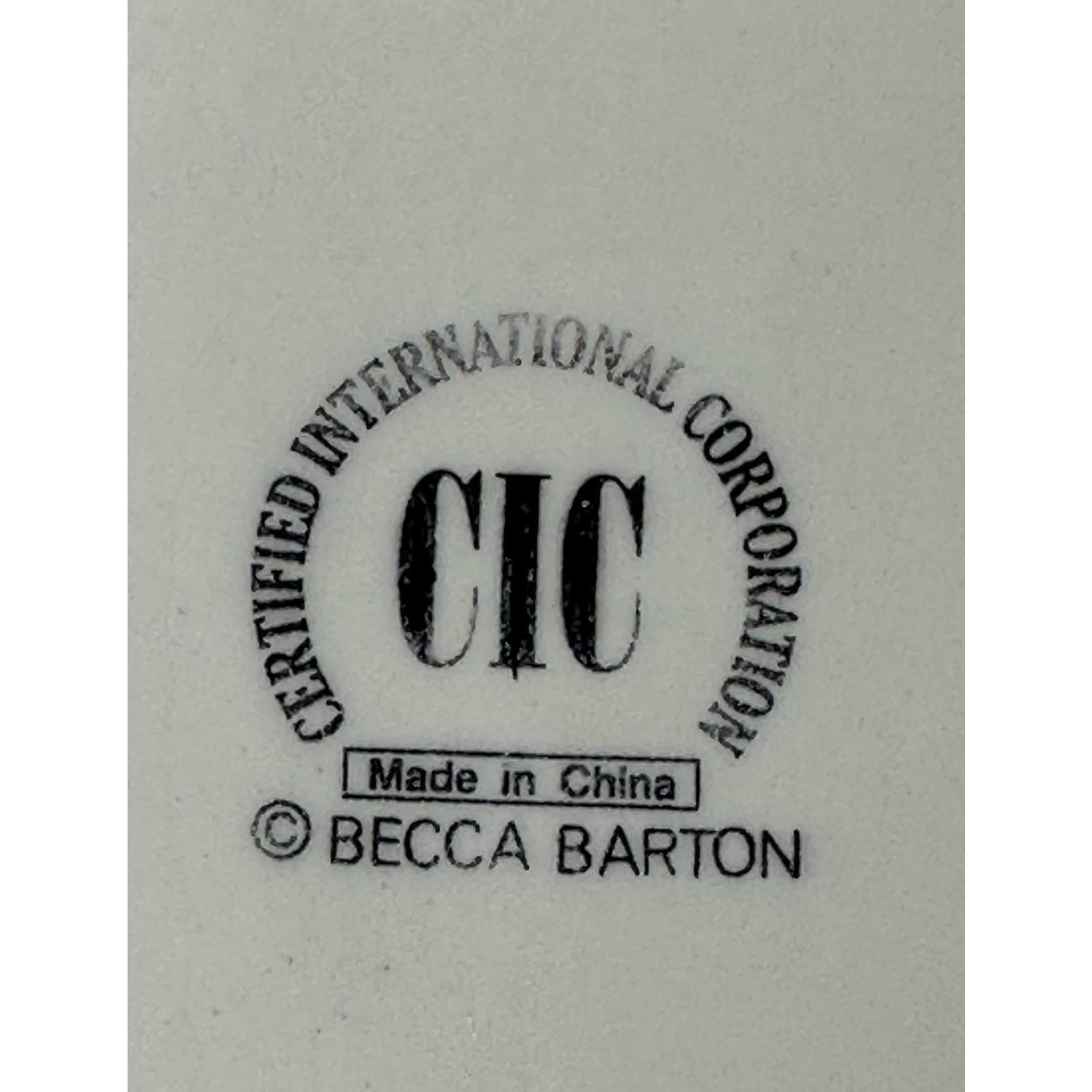 BECCA BARTON Midnight Santa Serving Platter by Certified 15-1/4” Square EX - Thumbnail 11