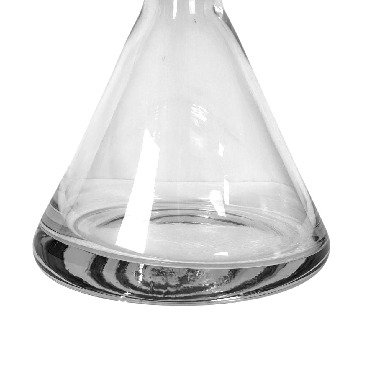 Heavy Glass Mid Century Modern 10.25" Vintage Decanter-Excellent! - Thumbnail 2