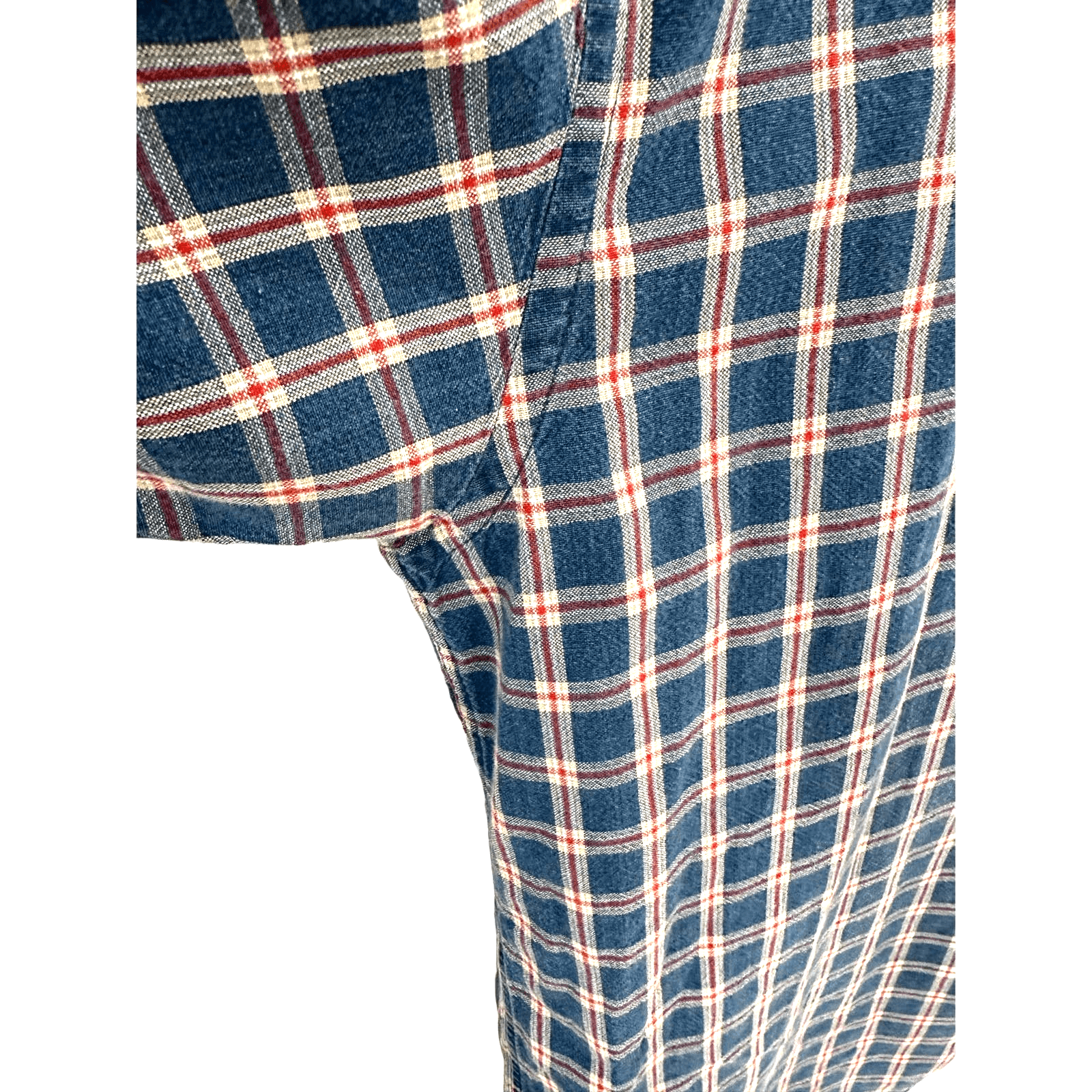 Tommy Hilfiger Men’s Red White Blue Plaid Button-Down Shirt-XL - Thumbnail 9